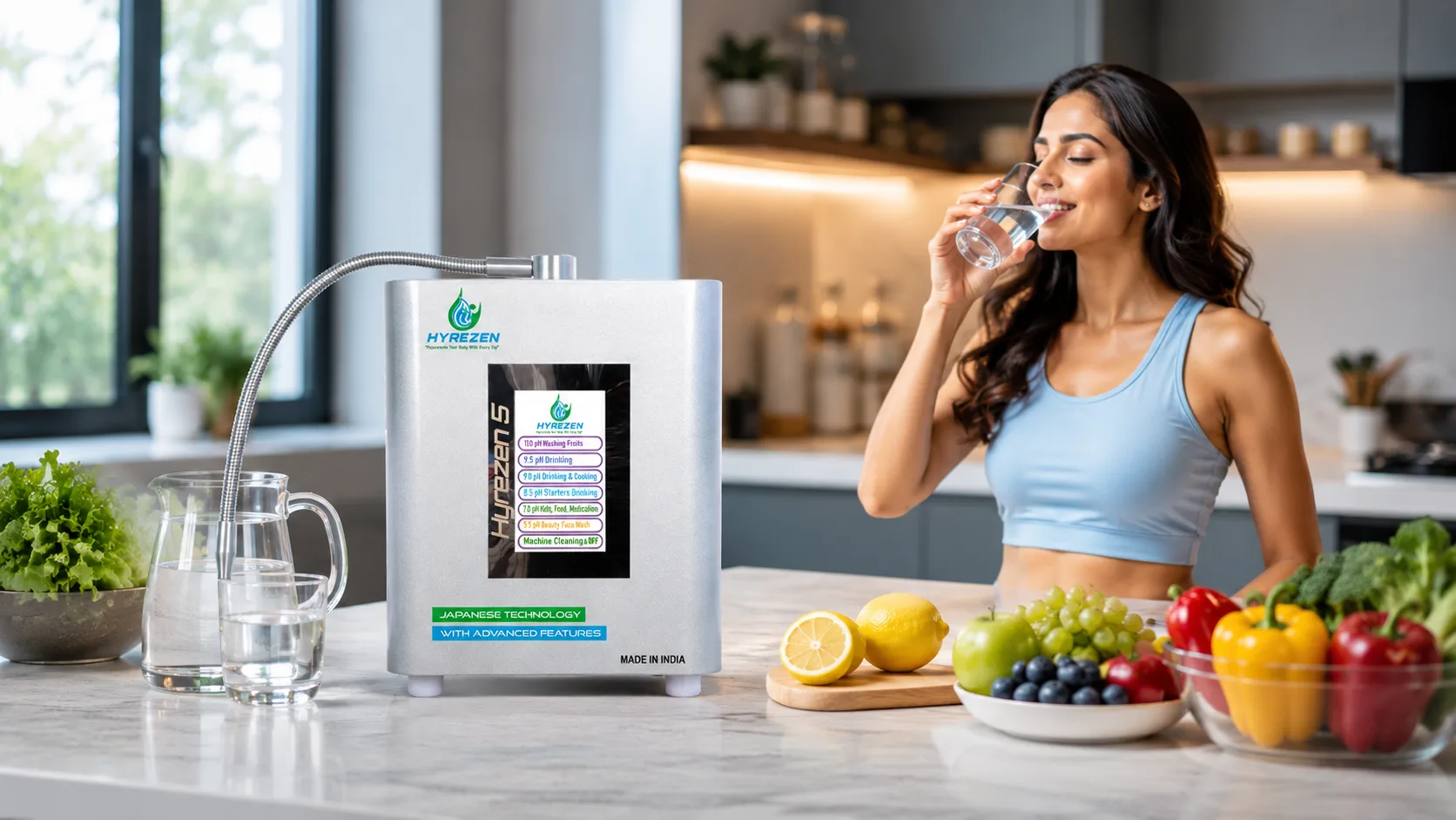 HYREZEN Japanese Ionizer Water